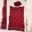 Women's Pure Chinon Saree with Bandhej | Maroon
