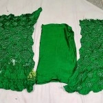 Women's Pure Gajji Silk Unstitched Salwar Suit | Green