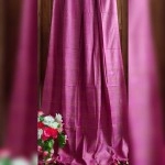 Women's Pure Handwoven Matka Silk Saree | Mulberry