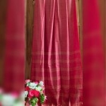 Women's Pure Handwoven Matka Silk Saree | Pink
