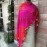 Women's Pure Ojariya/Chinon Dupatta with Firki Gota Work | Pink Shaded