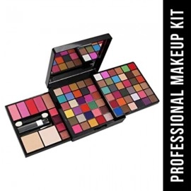 Professional and Home Makeup Kit With 66 Eyeshadow, Blusher, Powder Cake and Lip Gloss