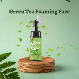 Green Tea Foaming Face | Wash With Built In Face Brush For Deep Cleansing And Healthy Skin | 150ml
