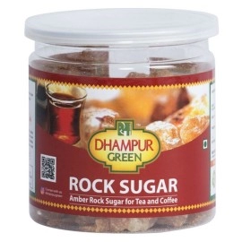 Dhampur Green Brown Sugar Candy | Rock Sugar | Amber Rock Sugar For Tea And Coffee | 250 g ( Pack of 2 )