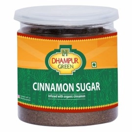 Dhampur Green Cinnamon Sugar | Infused With Organic Cinnamon | 325 g ( Pack of 2 )