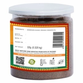 Dhampur Green Cinnamon Sugar | Infused With Organic Cinnamon | 325 g ( Pack of 2 )