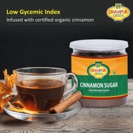 Dhampur Green Cinnamon Sugar | Infused With Organic Cinnamon | 325 g ( Pack of 2 )
