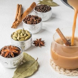 Dhampur Green Instant Gur Masala Chai|140g (Pack of 2)