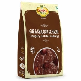 Dhampur Green |Gur & Khajoor Ka Halwa 300 g (Pack of 2)