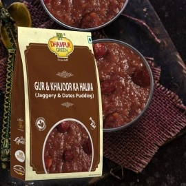 Dhampur Green |Gur & Khajoor Ka Halwa 300 g (Pack of 2)