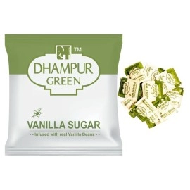 Dhampur Green| Vanilla Sugar Sachet infused with real vanilla Beans