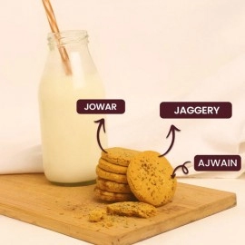 KikiBix Ajwain Salties Cookies |  Immunity Boosting | High Fibre | Cookies 