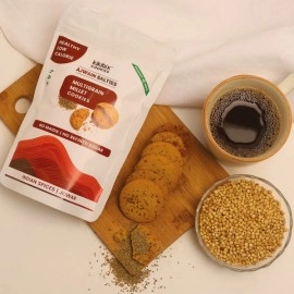 KikiBix Ajwain Salties Cookies |  Immunity Boosting | High Fibre | Cookies 