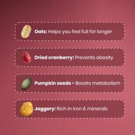 KikiBix Cranberry Oats Cookies | No Preservatives | 130g 