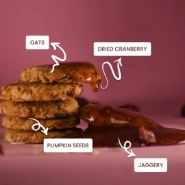 KikiBix Cranberry Oats Cookies | No Preservatives | 130g 