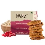 KikiBix Cranberry Oats Cookies | No Preservatives | 130g 