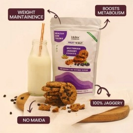 KikiBix Fruit N Nut | Healthy & Tasty Cookies | 130g (pack of 2)