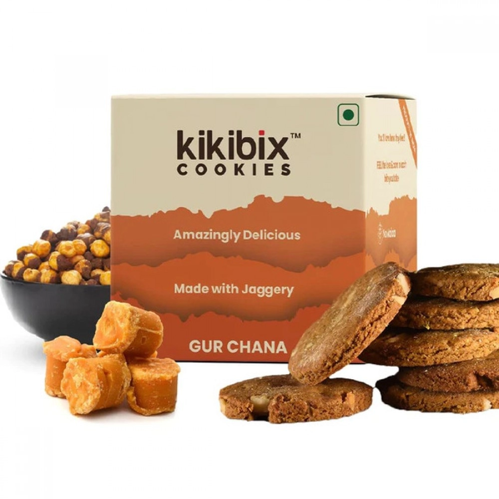KikiBix Gur Chana Cookies | GrainFree | Sugar Free | 130g
