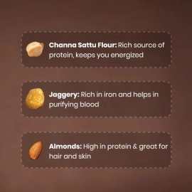 KikiBix Gur Chana Cookies | GrainFree | Sugar Free | 130g