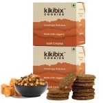 KikiBix Gur Chana Cookies | GrainFree | Sugar Free | 130g ( pack of 2 )