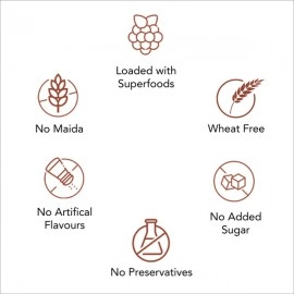 KikiBix Jeera Delight Cookies | No Preservatives | 130g (pack of 2)