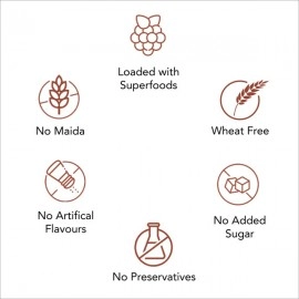 KikiBix Ragi Mocha Cookies | Rich Source Of Antioxidants | 130g (pack of 2)