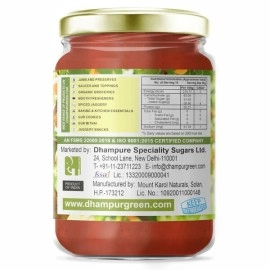 Dhampur Green Apricot Jam From Himalayas | No Added Color | Fresh Fruits | 300 gm ( pack of 2 )