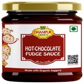 DHAMPUR GREEN| Hot-Chocolate Fudge Sauce with Jaggery 300g (Pack of 2)