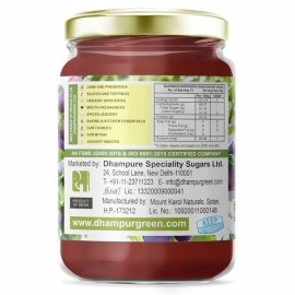 Dhampur Green Plum Jam From Himalayas | No Added Color | Fresh Fruits | 300 gm ( pack of 2 )	