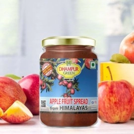 Dhampur Green Apple Spread From Himalayas | No Added Color | Fresh Fruits | 300 gm ( pack of 2 ) 