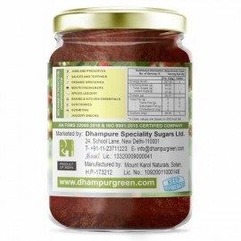 Dhampur Green Strawberry Spread From Himalayas | No Added Color | Fresh Fruits | 300 gm ( pack of 2 )