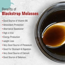Dhampur Green Blackstrap Molasses Edible | For Cookies, Cakes, Muffins, Pastries| Sulphur Less | Mineral Rich | 500 gm