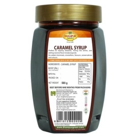 Dhampur Green Caramel Syrup | Chocolate Cake Coffee Popcorn Milkshake Frappe Making & Baking, | 500g 