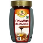 Dhampur Green Cinnamon Molasses Edible | Mineral Rich Thick Natural Sweetener Syrup For Baking | 500 gm 