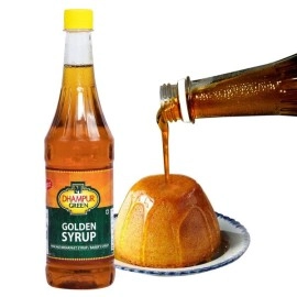 Dhampur Green Golden Syrup | Sugar Sweeteners Syrup For Baking Cocktail | 735 ml ( Pack of 2 )