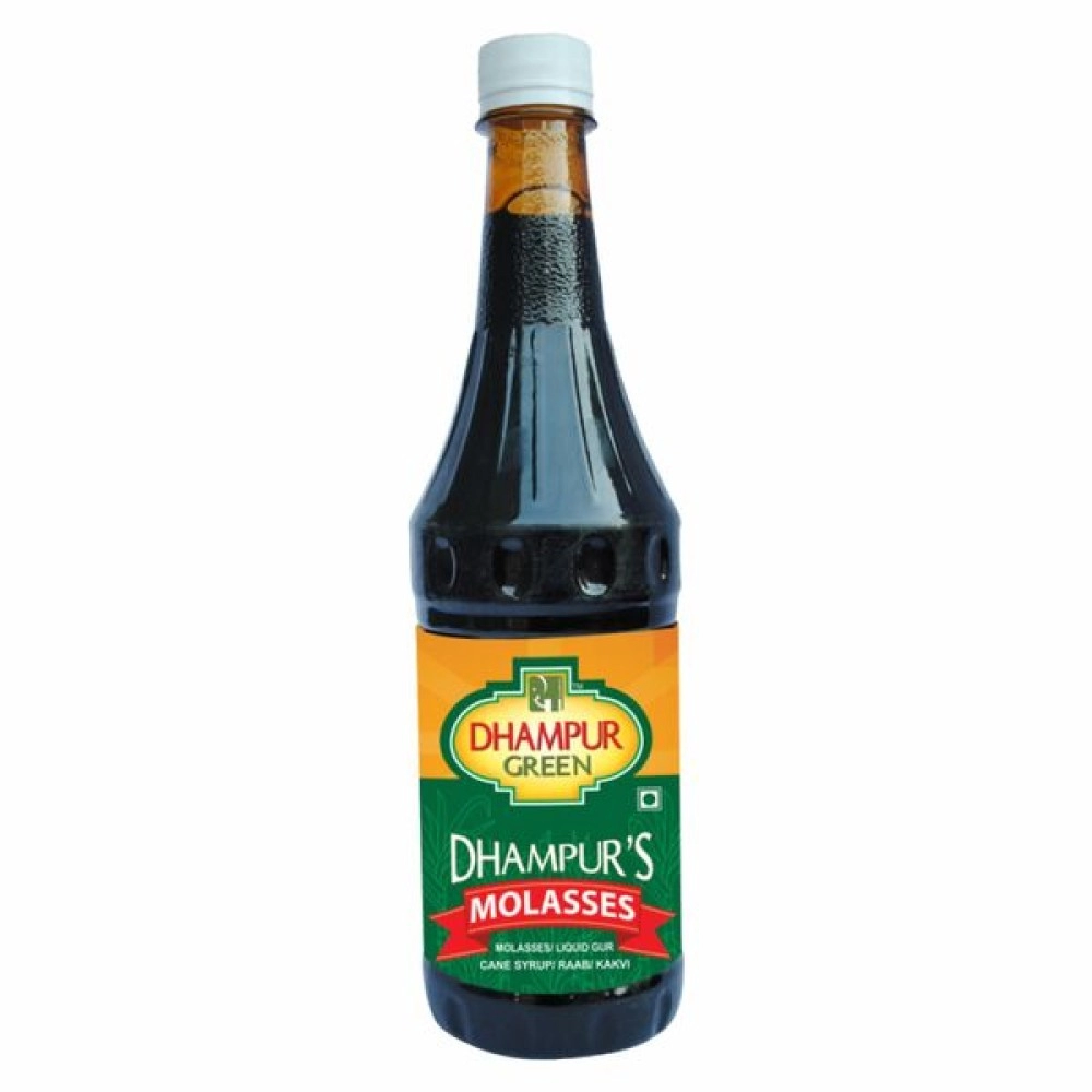 Dhampur Green Sugarcane Molasses| Cane Kakvi, Raab, Syrup | 735 ml (Pack of 2)