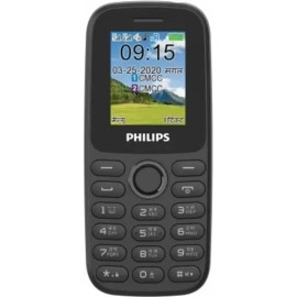 PHILIPS E102A Keypad Mobile Phone | Multimedia Feature | Basic Mobile | Black | 1.77 inch
