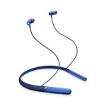 JBL LIVE200BT Neckband Earphones | Wireless In-Ear Earphones With Mic | Blue