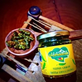 Teekhi Chachi | Green Chilli Pickle 