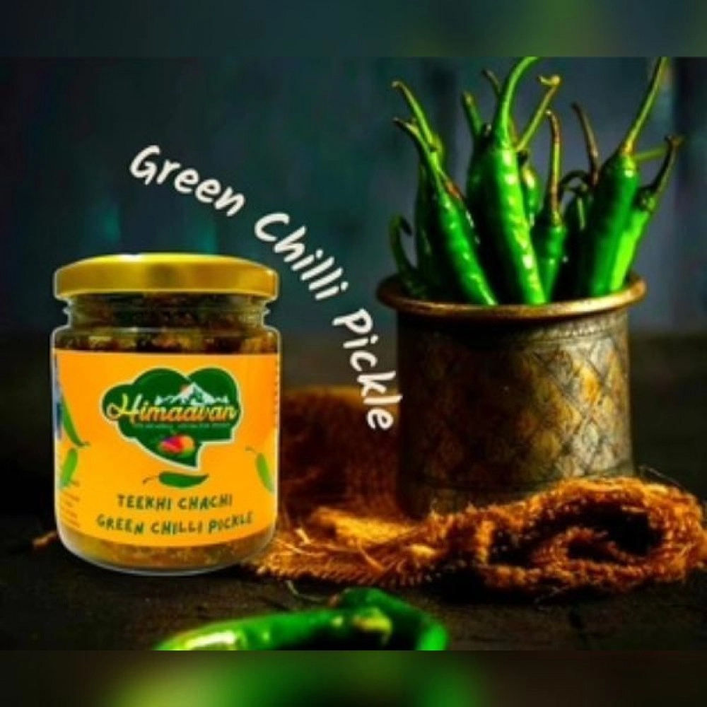 Teekhi Chachi | Green Chilli Pickle 