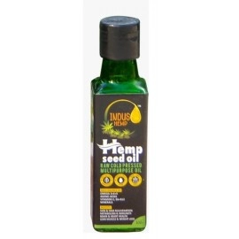 INDUS HEMP | HEMP SEED OIL | Raw Cold Pressed | Omegas 3, 6 & 9 | Amino Acids | Loaded with Antioxidants | 100ML