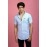Men Casual Plain Shirt | Light Blue