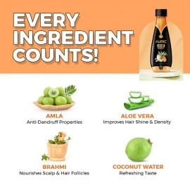 Auric Hair Care Plant Based Juice for Hair Growth, Chemical free | 250ml | 12 Bottles