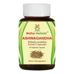 Maha Herbals Ashwagandha Extract Capsules | 60 Capsules