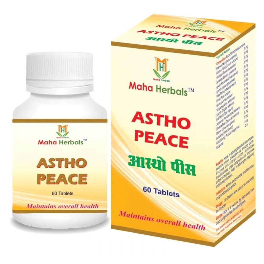 Maha Herbals Astho Peace Tablet | Improve Desire & Energy | Ayurvedic Medicine | 60 Tablets