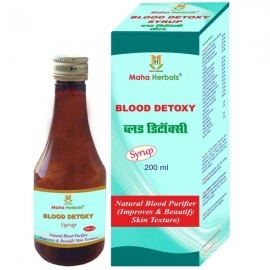 Maha Herbals Blood Detoxy Syrup | Purifies Blood | 200Ml