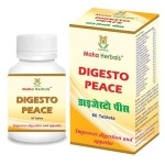 Maha Herbals Digesto Peace Tablet | Improves Digestive Strength | Ayurvedic Medicine | 60 Tablet