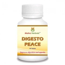 Maha Herbals Digesto Peace Tablet | Improves Digestive Strength | Ayurvedic Medicine | 60 Tablet