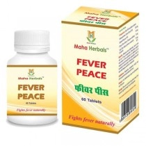 Maha Herbals Fever Peace Tablet | Reduces Fever | 60 Tablet