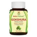 Maha Herbals Gokshura Extract Capsules | Ayurvedic Medicine | 60 Capsules